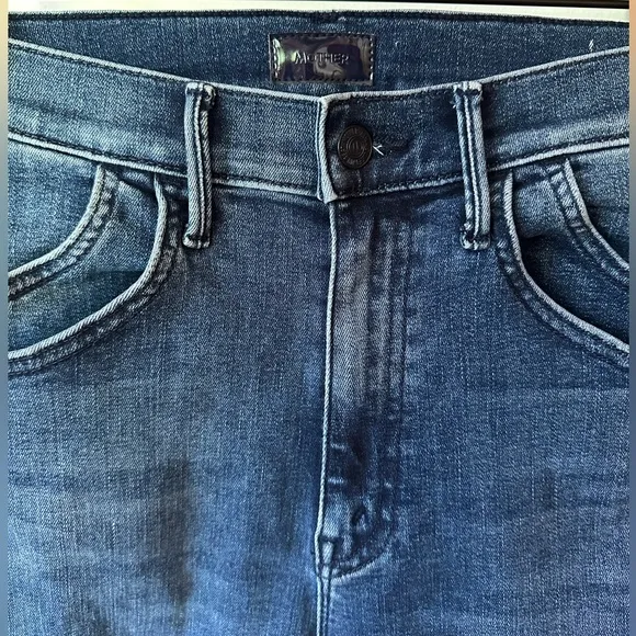 MOTHER Jeans THE STASH SWOONER ANKLE FRAY in Chick Flick
