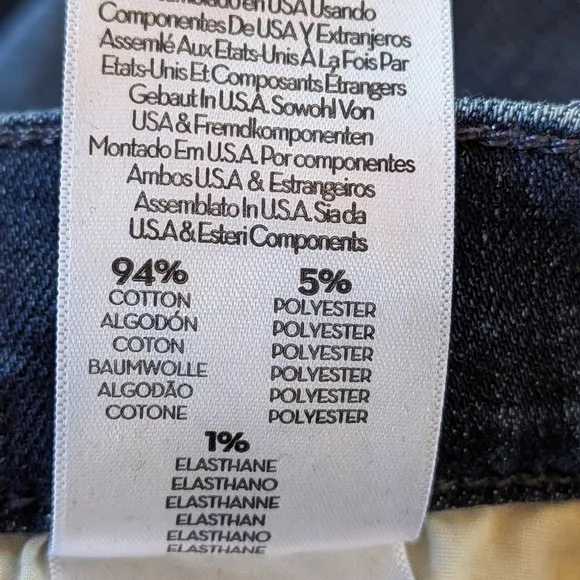 Mother The Hustler Ankle Fray Crop Slim Flare Jeans in Color Mint Condition 27
