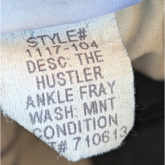 Mother The Hustler Ankle Fray Crop Slim Flare Jeans in Color Mint Condition 27