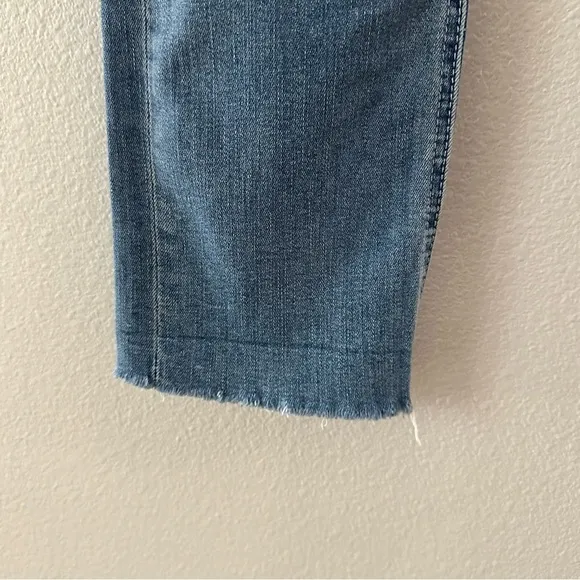 mother the mid rise dazzler ankle fray jeans in weekend kittens