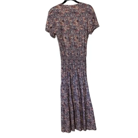 National LTD Martine Casual Peasant Midi Dress