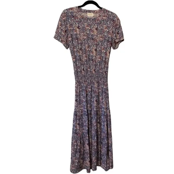 National LTD Martine Casual Peasant Midi Dress