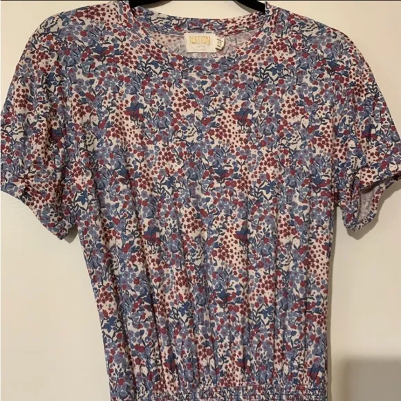 National LTD Martine Casual Peasant Midi Dress