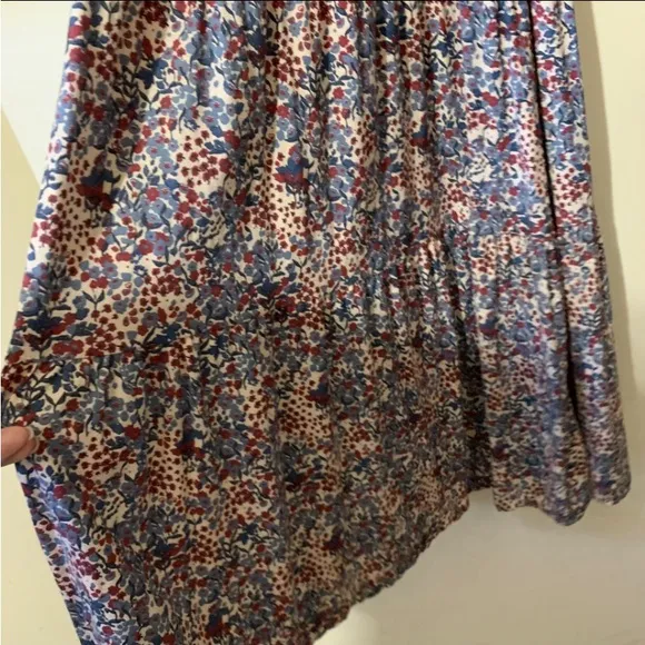 National LTD Martine Casual Peasant Midi Dress