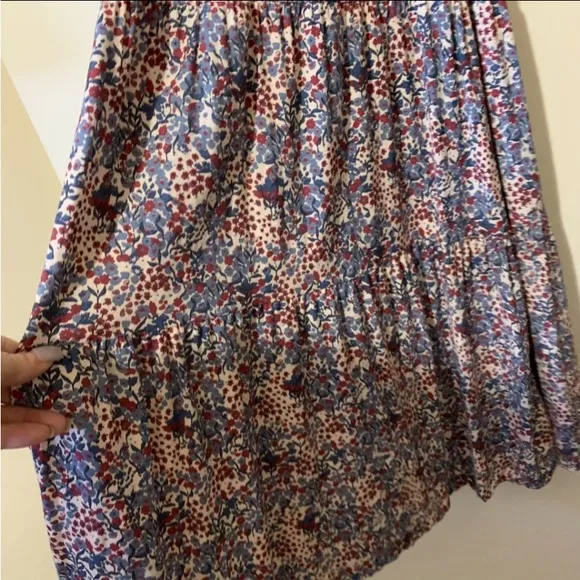 National LTD Martine Casual Peasant Midi Dress