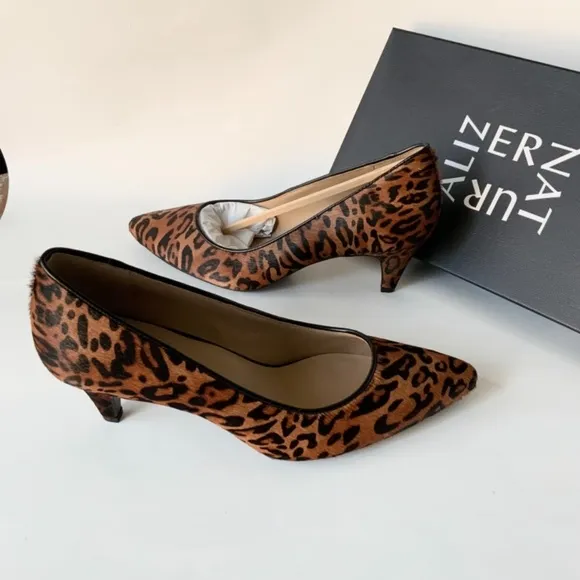 Naturalizer Beverly Leopard Cheetah Pump Heel Shoe