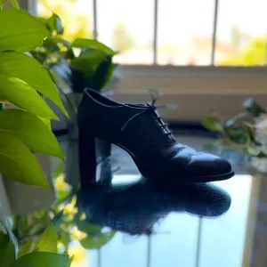 Naturalizer Oxford Shoes Block Heel Leather Dress Shoe Size:​​