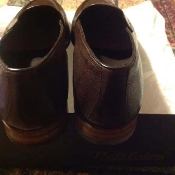 Nettleton Men's Alicante Dark Brown Leather Loafers 11.5D(EU 44.5) New in Box.