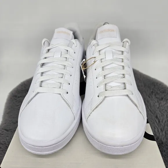 New adidas Advantage 'White Putty Mauve' Women's Shoes Size 8.5
