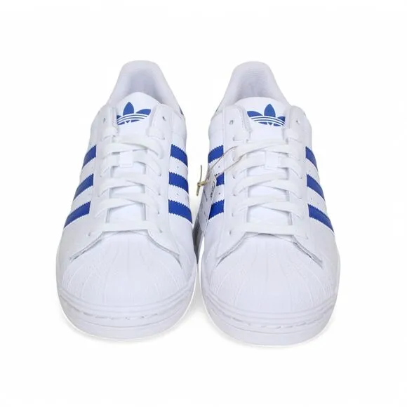 New Adidas Superstar Cloud White / Blue Men's Casual Shoes Size 12 IG9368