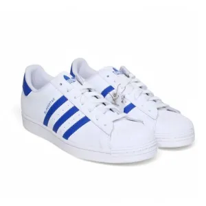 New Adidas Superstar Cloud White / Blue Men's Casual Shoes Size 12 IG9368