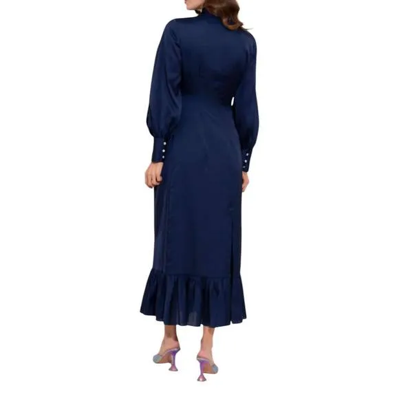 NEW ALDEN ADAIR parker dress in midnight blue