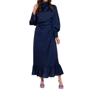 NEW ALDEN ADAIR parker dress in midnight blue