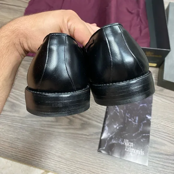 NEW Allen Edmonds Grayson Black Tassel Loafers 10.5 E