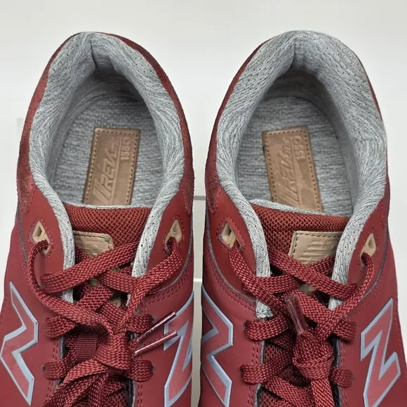 New Balance 1550 Revlite Retro Red Casual Sneakers Men Size 13 D Pre-owned
