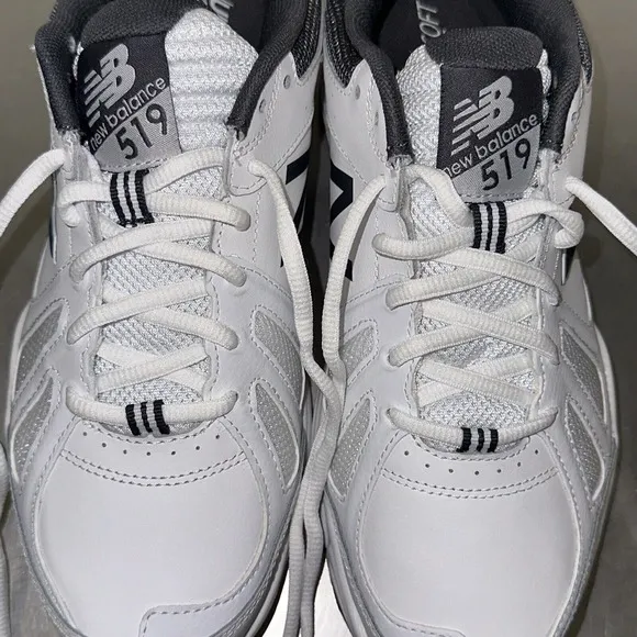 New Balance 519 Men's Size 8 Shoes Medium Width White Grey Sneakers MX519WG2