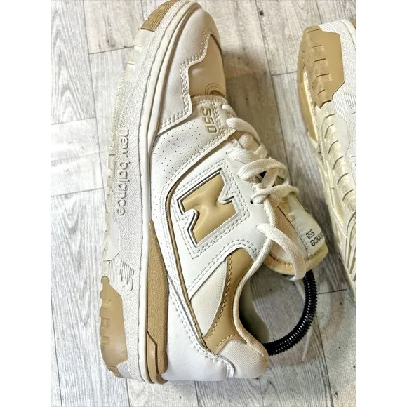 New Balance 550 Casual Shoes Sneakers Women's Incense Khaki Tan Athletic Size 9