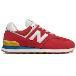 New Balance 574 Rainbow Pack Team Red Sneakers Tennis Shoes 8.5 Women's/Men's 7