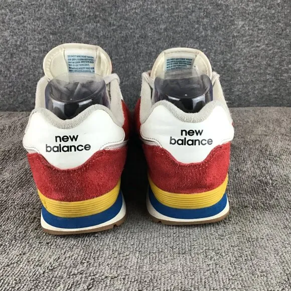 New Balance 574 Rainbow Pack Team Red Sneakers Tennis Shoes 8.5 Women's/Men's 7