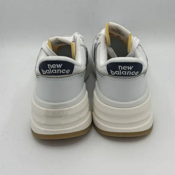 New Balance 997R U997RGC Mens White Leather Lace Up Lifestyle Sneakers Shoes 11