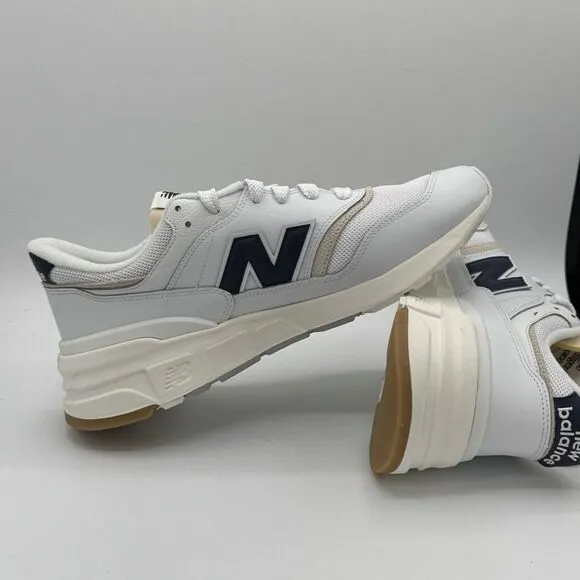 New Balance 997R U997RGC Mens White Leather Lace Up Lifestyle Sneakers Shoes 11