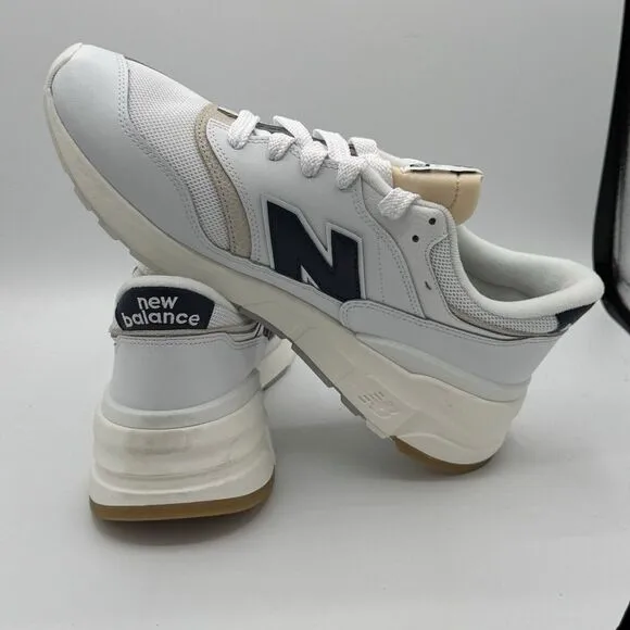 New Balance 997R U997RGC Mens White Leather Lace Up Lifestyle Sneakers Shoes 11
