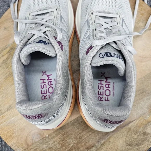 New Balance FF X 860 V14 Womens Size 9 2A Gray Athletic Running Shoes W860F14