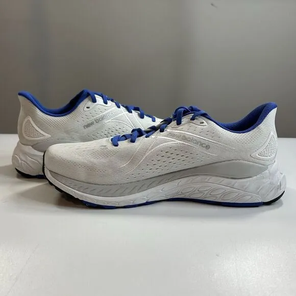 New Balance Fresh Foam X 860 V13 White Blue Mens 10 EE Running M860F13