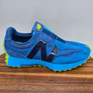 New Balance Jolly Rancher x 327 Shoes Mens 10.5 Blue Raspberry Sneakers NO LACES
