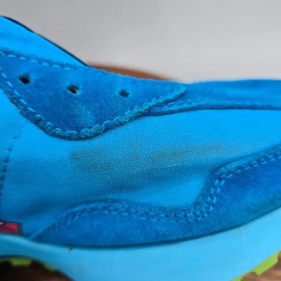 New Balance Jolly Rancher x 327 Shoes Mens 10.5 Blue Raspberry Sneakers NO LACES