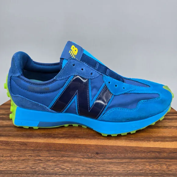 New Balance Jolly Rancher x 327 Shoes Mens 10.5 Blue Raspberry Sneakers NO LACES