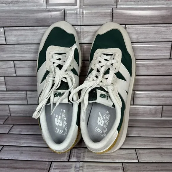 New Balance Men's Grey/Green 237 Sneakers Shoe Size 10-NEW