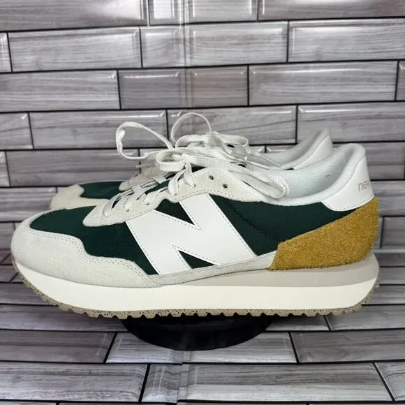 New Balance Men's Grey/Green 237 Sneakers Shoe Size 10-NEW