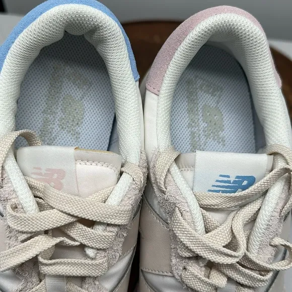 New Balance Shoes Mens 9.5 D 237 White Blue Pink Mismatch Sneakers