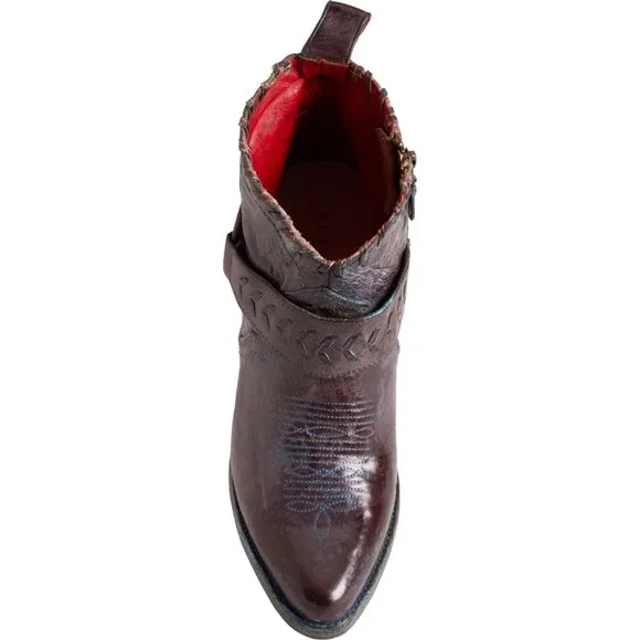 NEW Bed Stu Tania Ankle Harness Boots - Leather For Women  Teak Rustic  1065sn