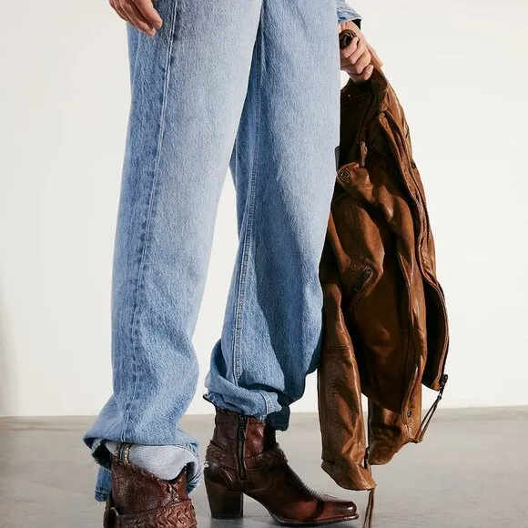 NEW Bed Stu Tania Ankle Harness Boots - Leather For Women  Teak Rustic  1065sn