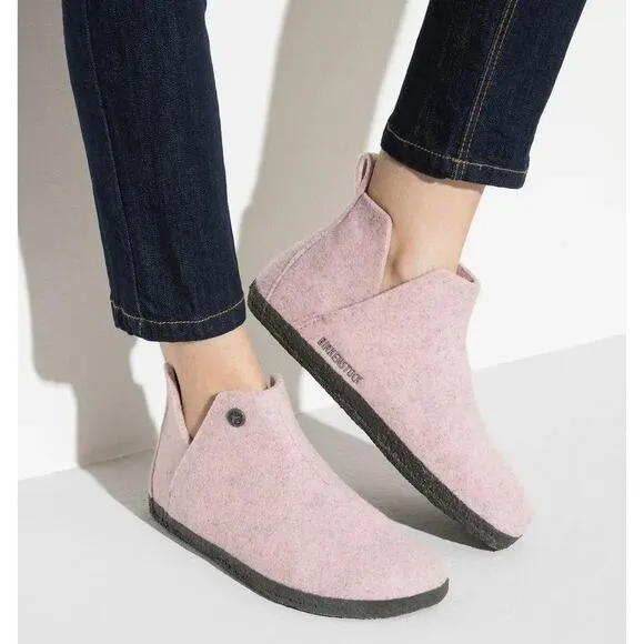 New Birkenstock Pink Ankle Boots