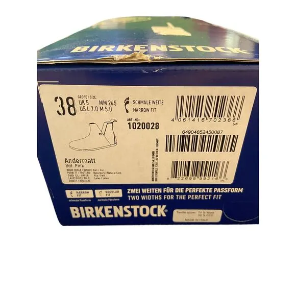 New Birkenstock Pink Ankle Boots