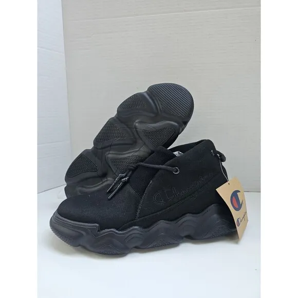 New Champion Meloso Rukka Boots SHOES 3 BLACK Youth Size 6Y Wmn's 7.5 CP102455Y
