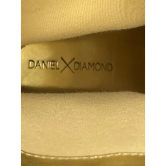 NEW Daniel x Diamond Johnny Guitar Gold Women's Boots Cowgirl Western 6.5 Bling