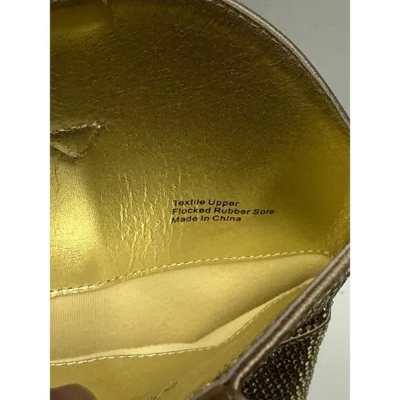 NEW Daniel x Diamond Johnny Guitar Gold Women's Boots Cowgirl Western 6.5 Bling