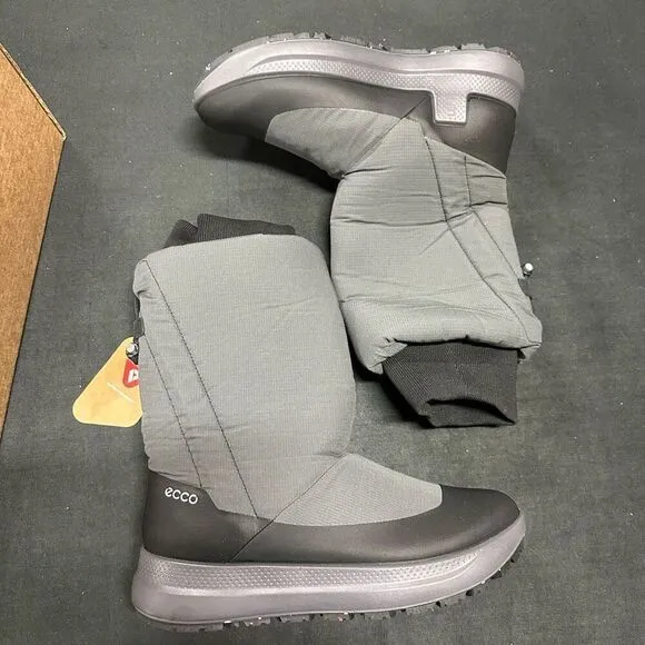 New Ecco Solice Arctic Black Magnet Winter Boots 38