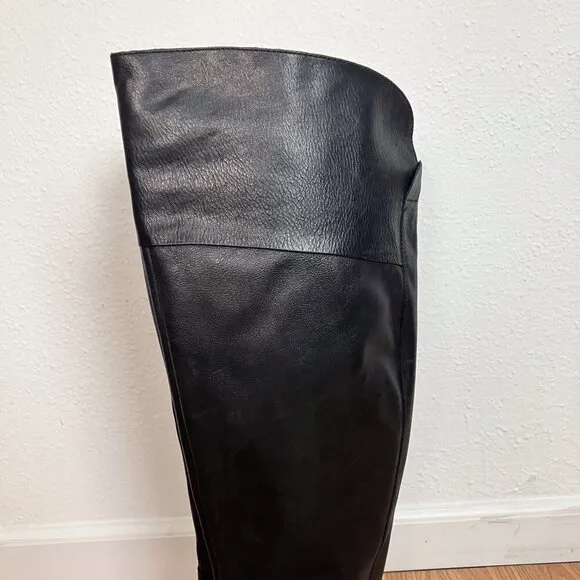 NEW Franco Sarto Women's Haleen Wide Calf Black Over-the-Knee Fall Winter Boots8