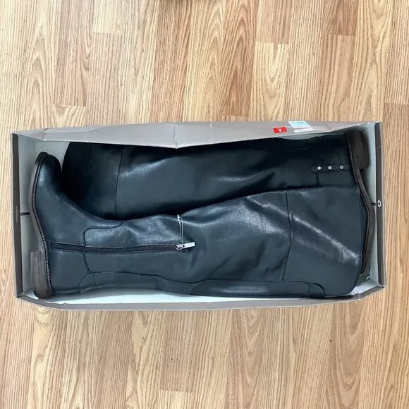 NEW Franco Sarto Women's Haleen Wide Calf Black Over-the-Knee Fall Winter Boots8