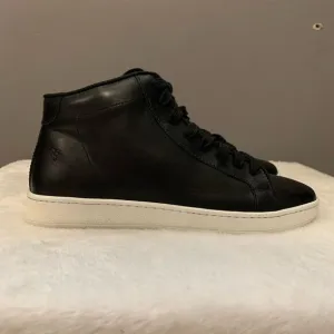 New Frye Womens Black Leather Ankle Sneakers Size 6.5‎ M Shoes New Lace Up