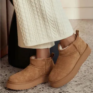 New In box Vici Women's Tan Brisk Feels Platform Ankle Boots