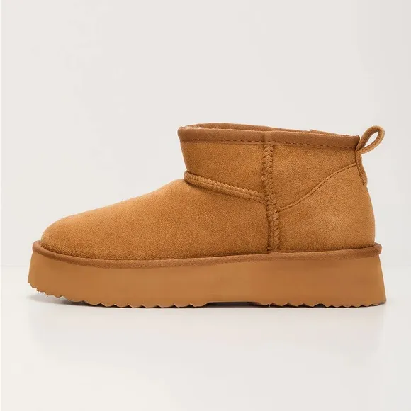 New In box Vici Women's Tan Brisk Feels Platform Ankle Boots