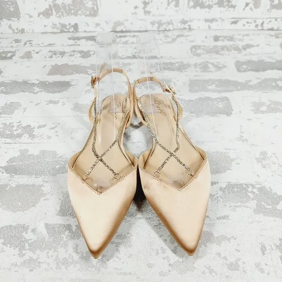 New Jewel Badgley Mischka Alanna Ballet Flats T94