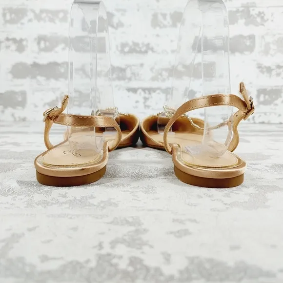 New Jewel Badgley Mischka Alanna Ballet Flats T94