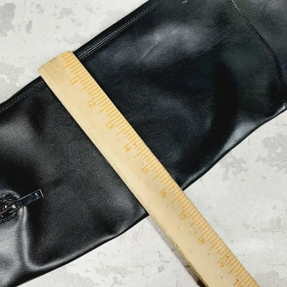 NEW Marc Fisher LTD Ganven Black Lug Sole Over the Knee Boots K284